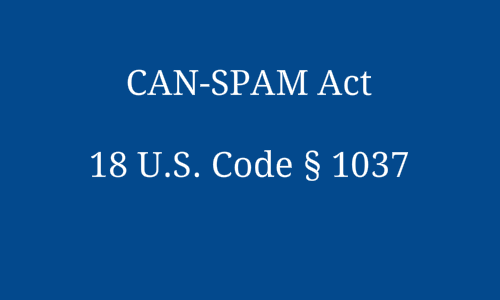 The CAN-SPAM Act, a law that sets the rules for commercial email, establishes requirements for commercial messages, gives recipients the right to have you stop emailing them, and spells out tough penalties for violations.